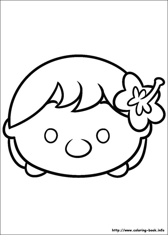 Tsum Tsum coloring picture