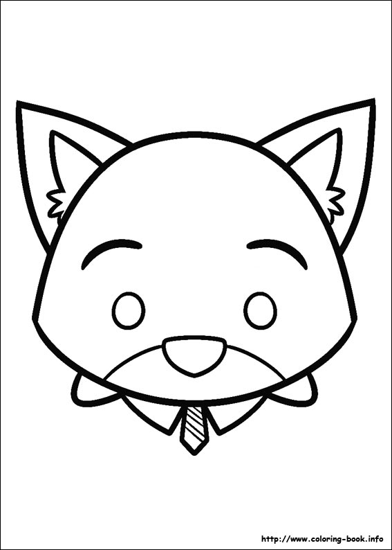 Tsum Tsum coloring picture