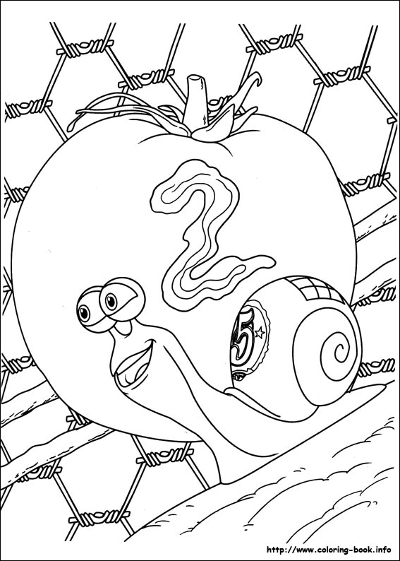 Turbo coloring picture