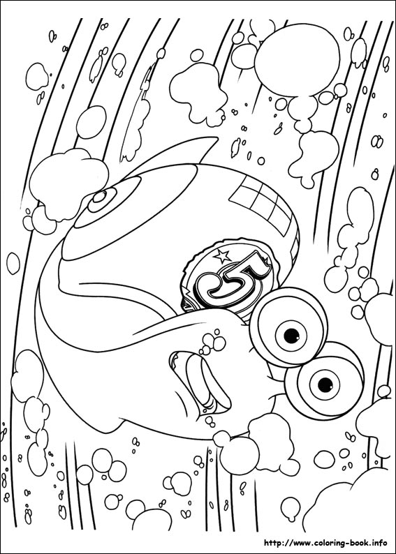 Turbo coloring picture