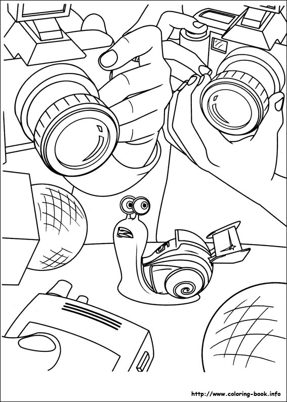 Turbo coloring picture