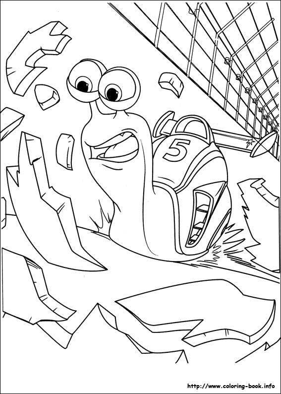 Turbo coloring picture