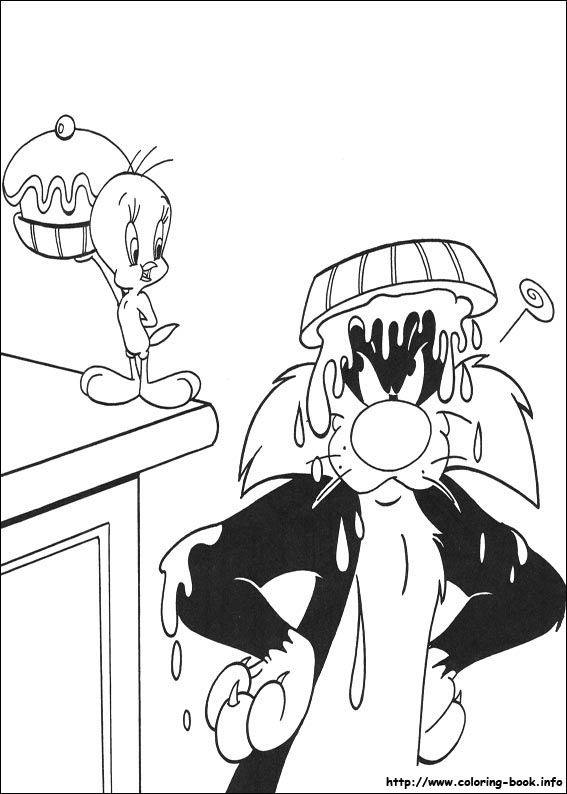 Tweety coloring picture