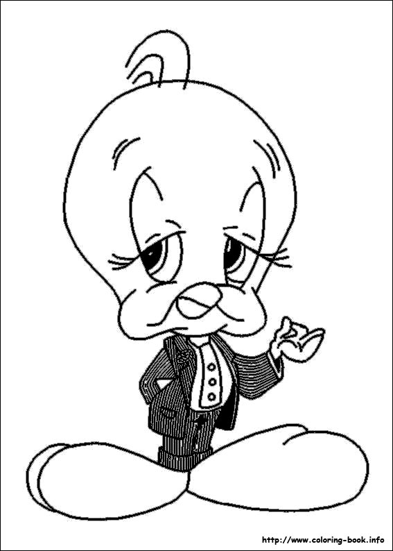 Tweety coloring picture