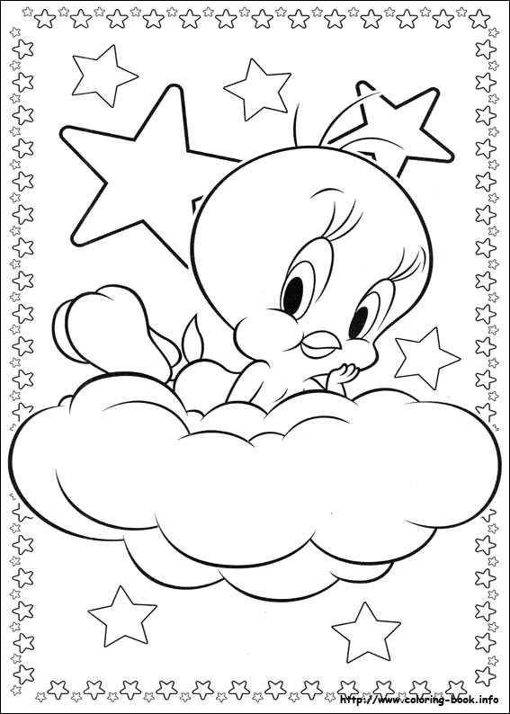 Tweety coloring picture