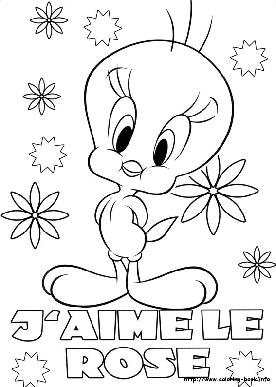 Tweety coloring picture