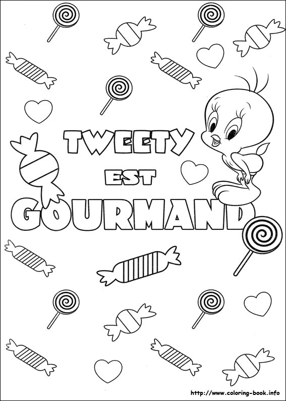 Tweety coloring picture