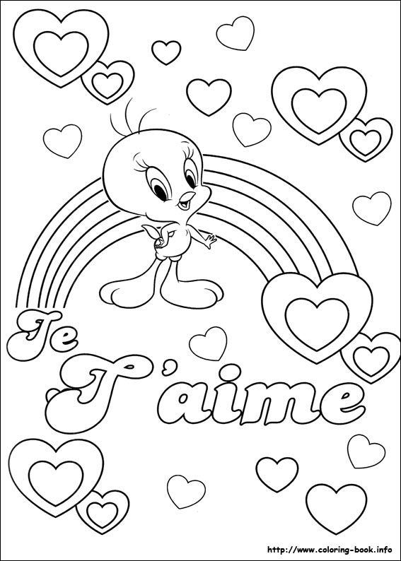 Tweety coloring picture