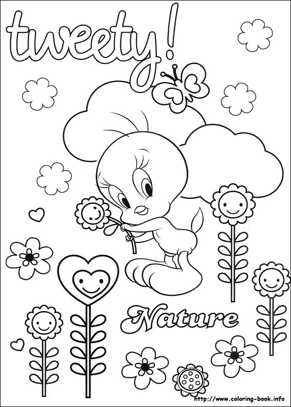 Tweety coloring picture