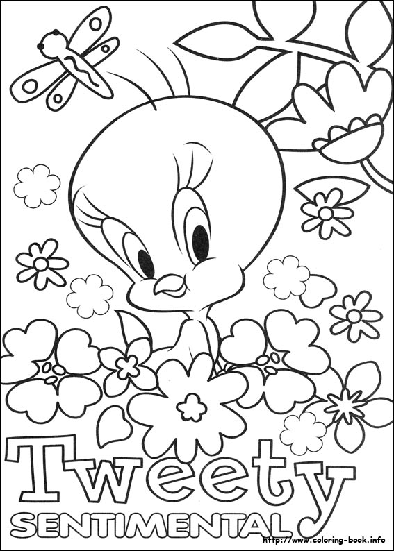 Tweety coloring picture