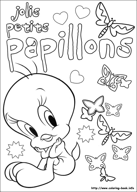 Tweety coloring picture