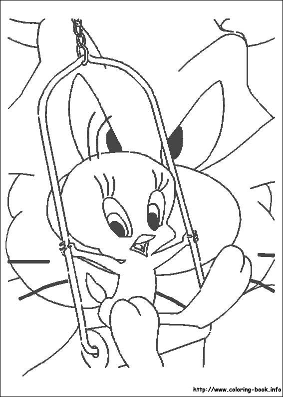 Tweety coloring picture