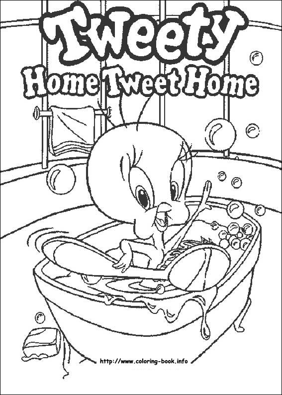 Tweety coloring picture