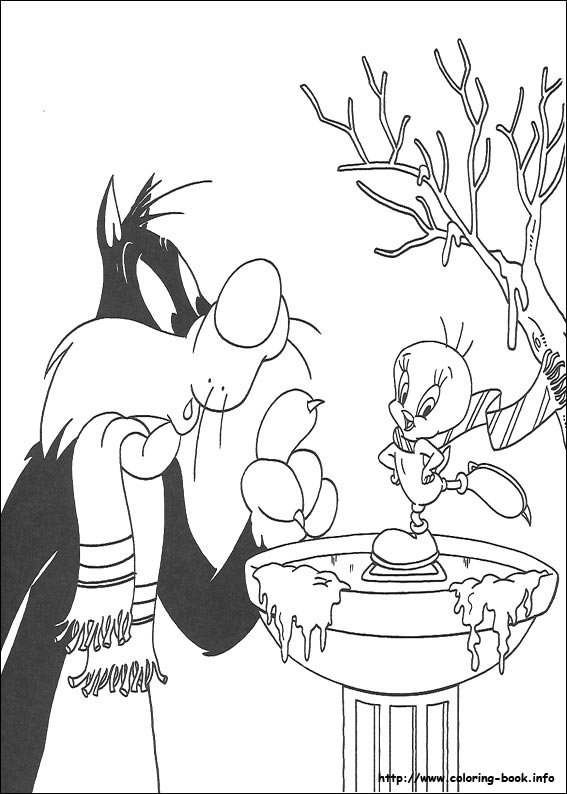 Tweety coloring picture