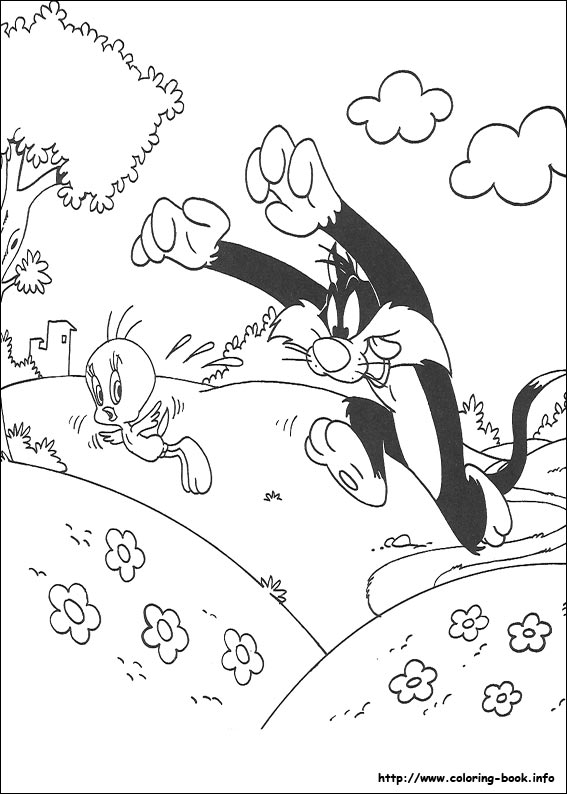 Tweety coloring picture