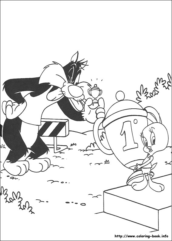Tweety coloring picture