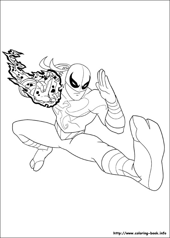 Ultimate Spider-Man coloring picture