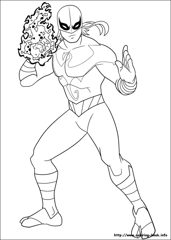 Ultimate Spider-Man coloring picture