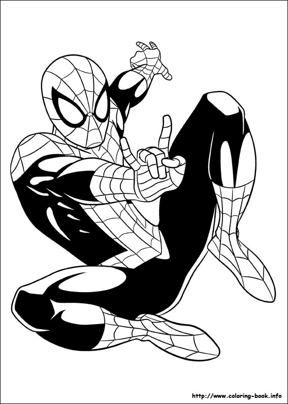 Ultimate Spider-Man coloring picture