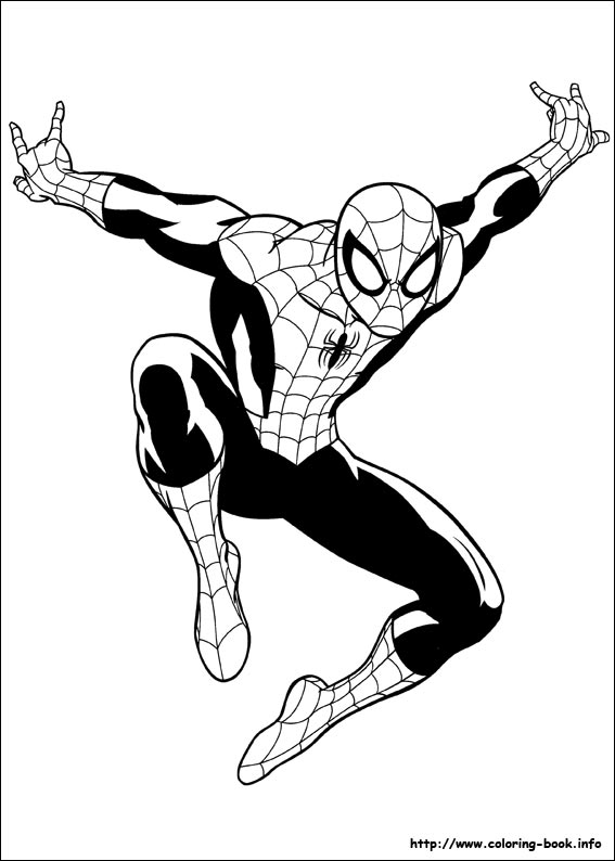 Ultimate Spider-Man coloring picture