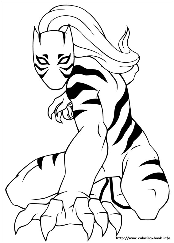 Ultimate Spider-Man coloring picture