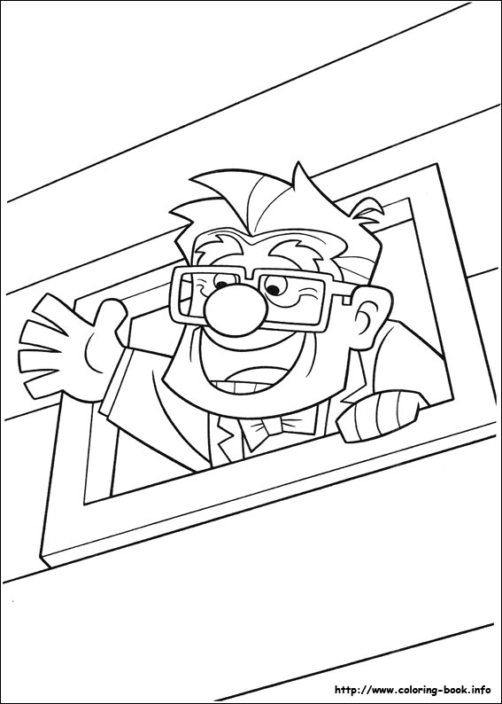 Up coloring picture