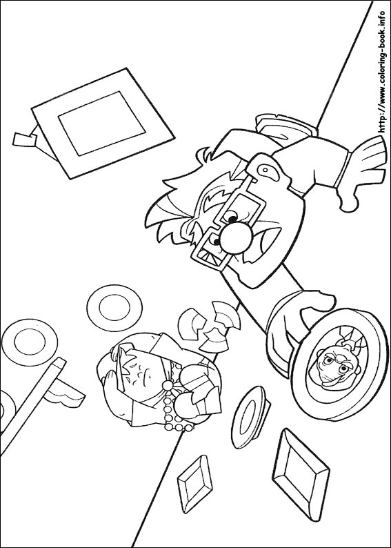 Up coloring picture