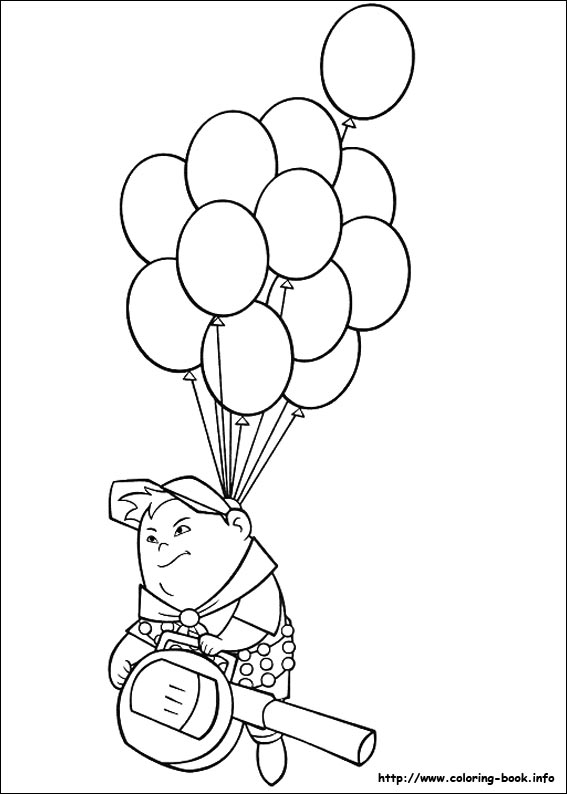 Up coloring picture