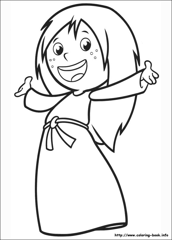 Vicky the Viking coloring picture