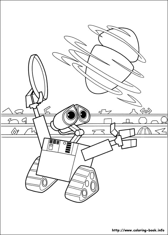 Wall-E coloring picture