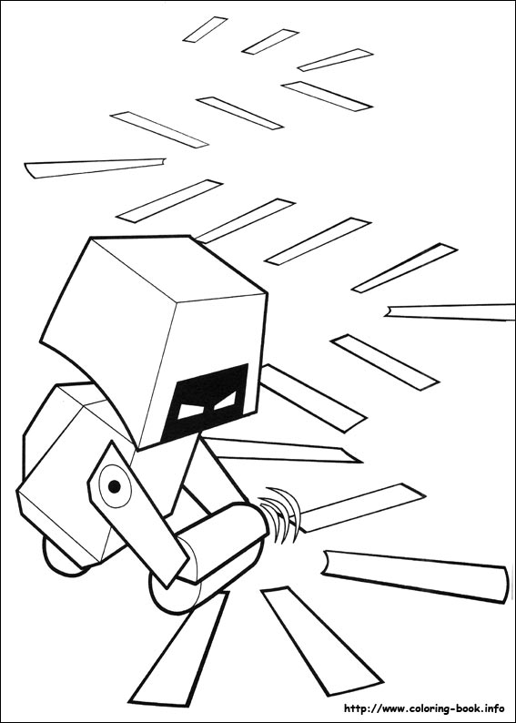 Wall-E coloring picture