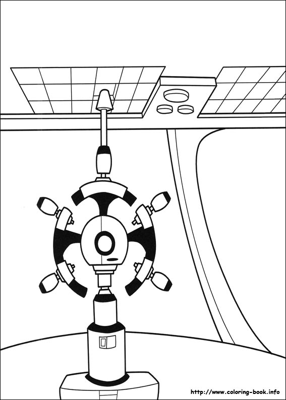 Wall-E coloring picture