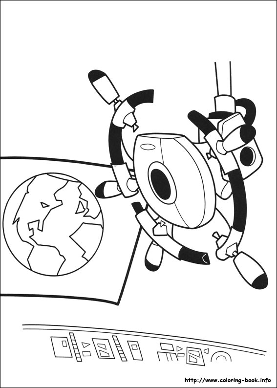 Wall-E coloring picture