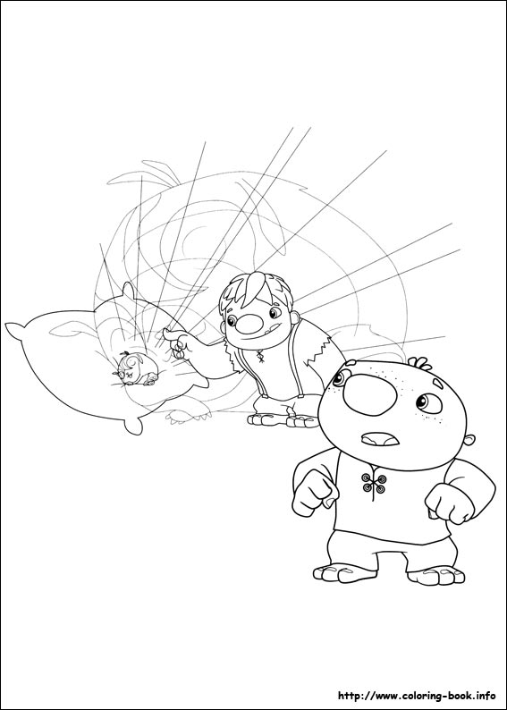 Wallykazam coloring picture