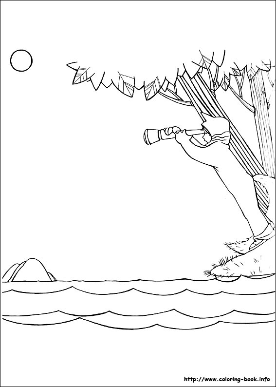 Where the wild things are coloring picture