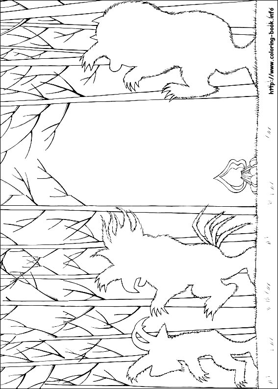 Where the wild things are coloring picture