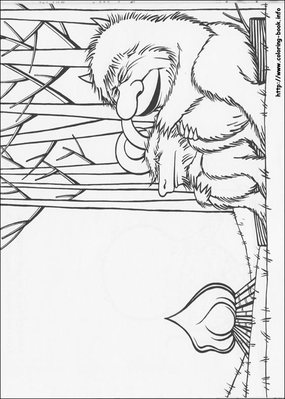 Where the wild things are coloring picture