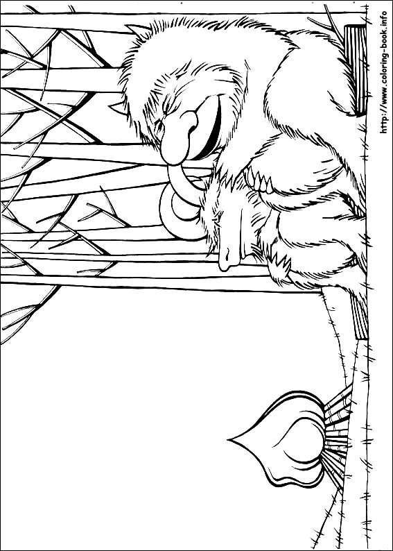 Where the wild things are coloring picture