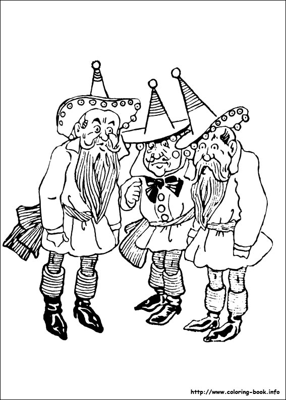 The Wizard of Oz coloring picture