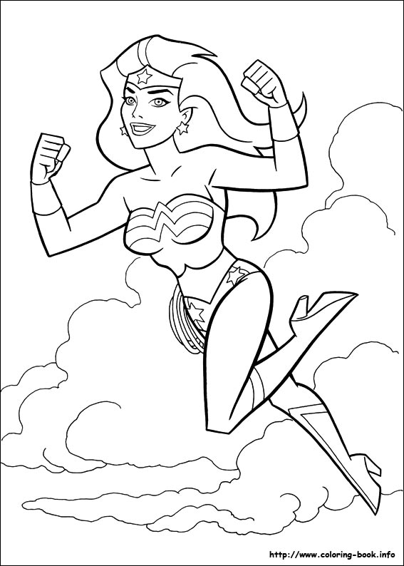 Wonder Woman coloring picture