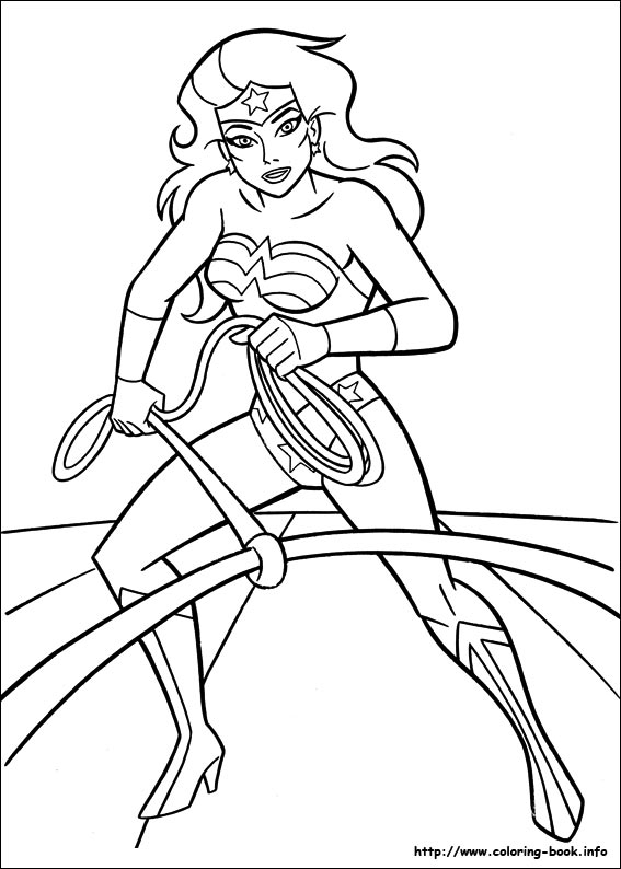 Wonder Woman coloring picture