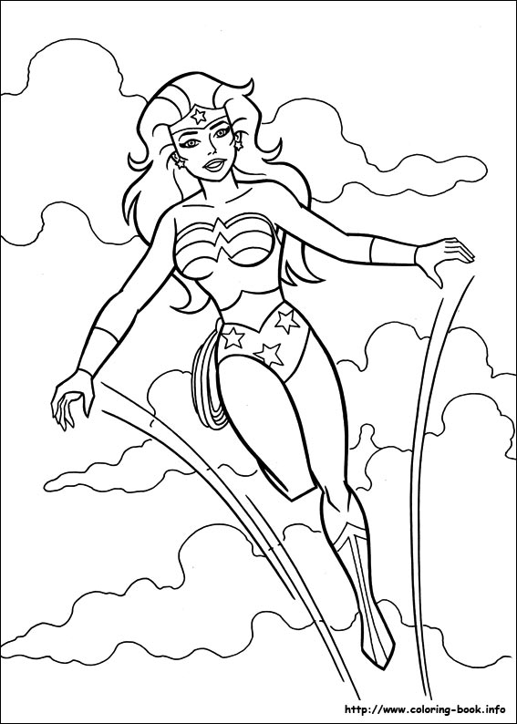 Wonder Woman coloring picture