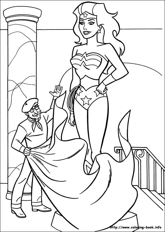 Wonder Woman coloring picture