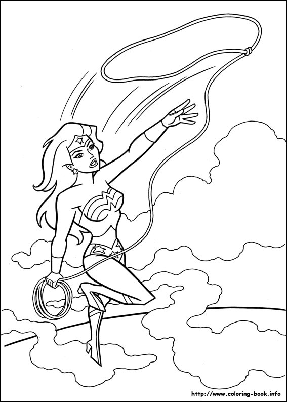 Wonder Woman coloring picture