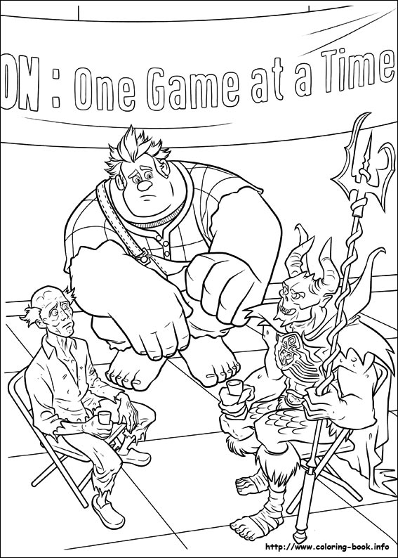 Wreck-It Ralph coloring picture