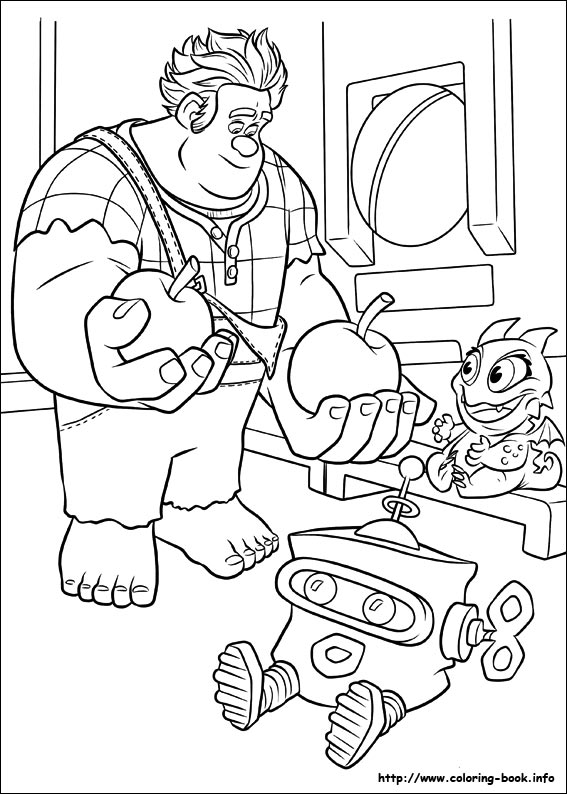 Wreck-It Ralph coloring picture