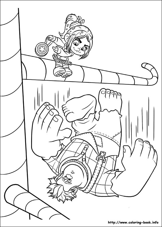 Wreck-It Ralph coloring picture