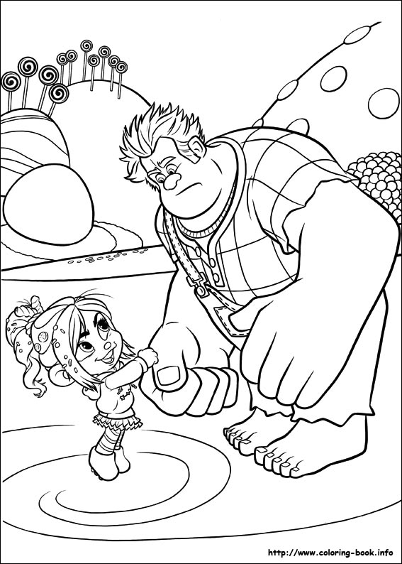 Wreck-It Ralph coloring picture