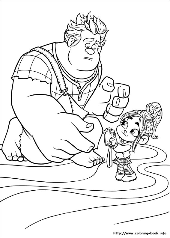 Wreck-It Ralph coloring picture