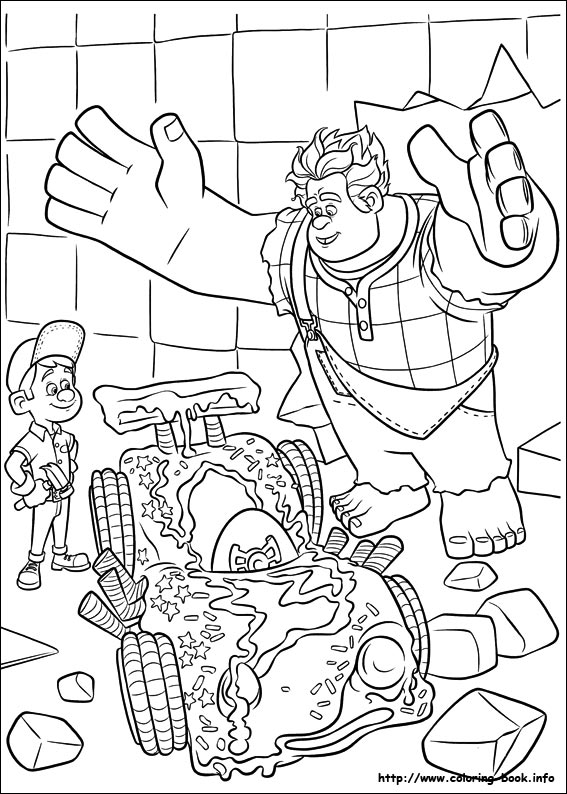 Wreck-It Ralph coloring picture